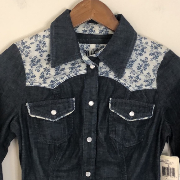 Guess Denim Western Style Midi Dress - Picture 2 of 14